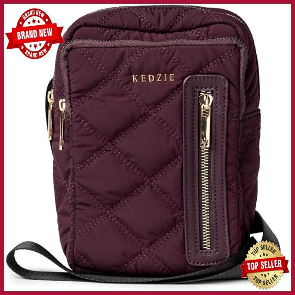 Lightweight Quilted Puffer Crossbody Bag Convertible Sling Backpack